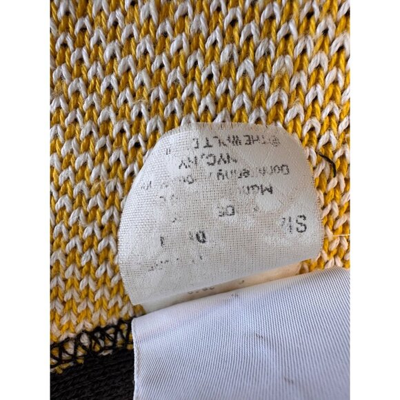 VTG Mickey & Co Black Knit Cardigan Mickey Mouse Buttons Back Graphic SZ L RARE! - Picture 11 of 14